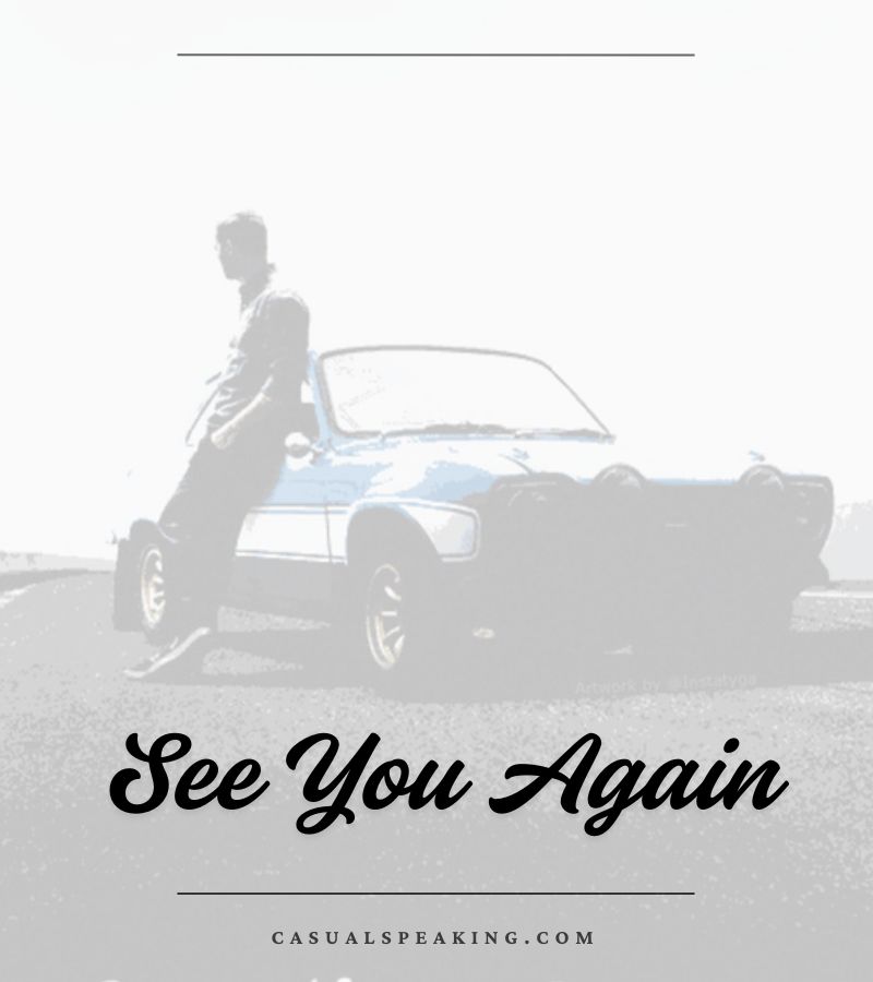 See You Again