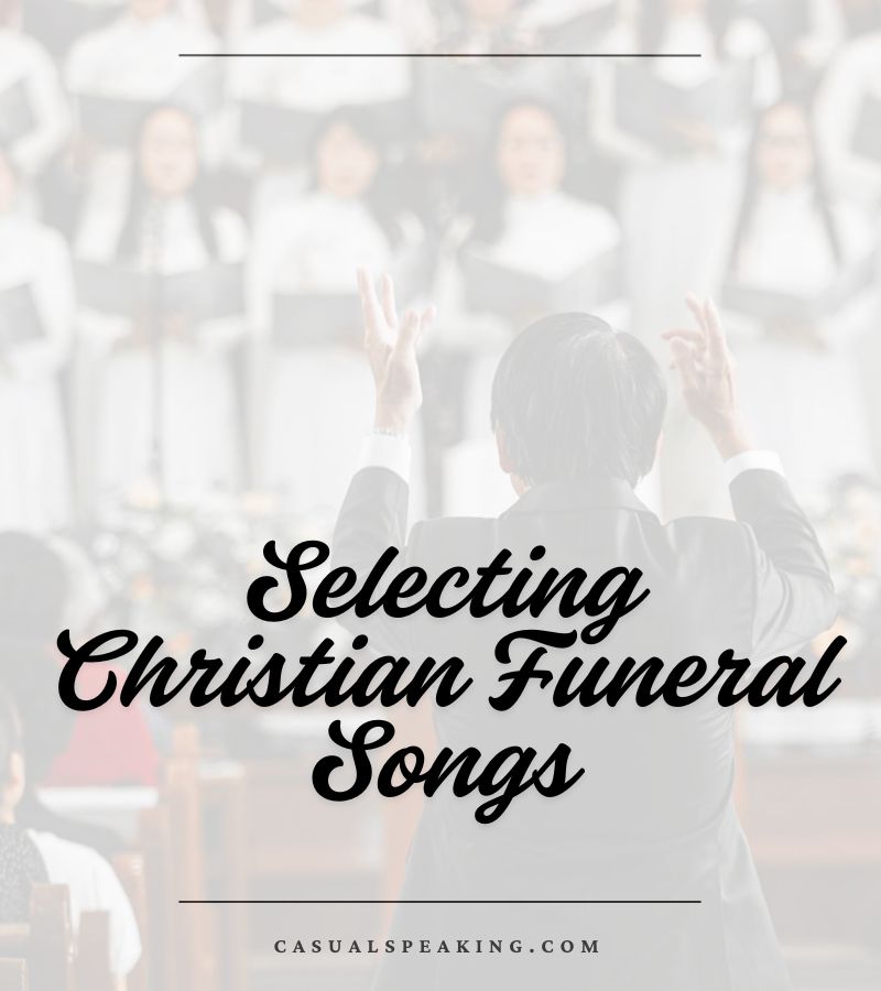 Selecting Christian Funeral Songs