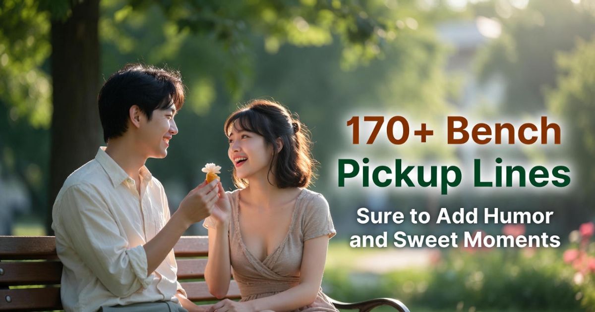 bench-pickup-lines-sure-to-add-humor